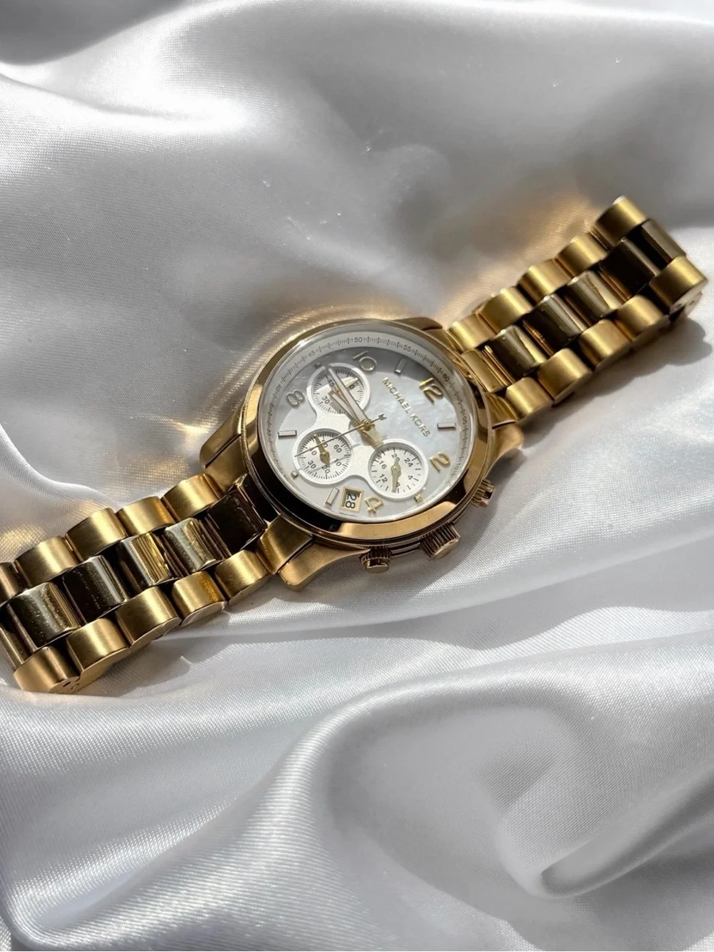 Michael Kors Gold Chronograph Watch
